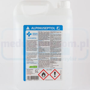 Płyn do dezynfekcji powierzchni Alpinuseptol Green Tea 5L (odpowiednik np. Velox, Aerodesin, Incidin)